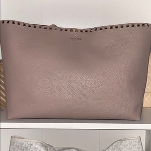 Valentino Rockstud Vitello Tote Bag